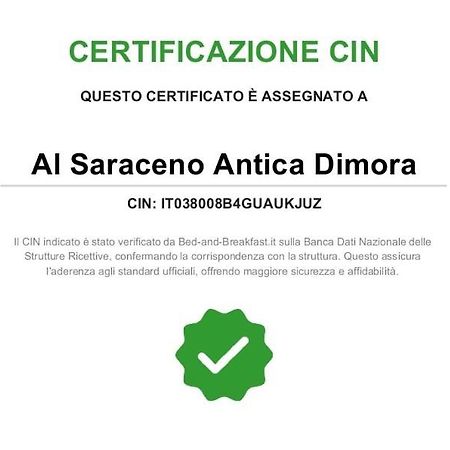 Dimora Al Saraceno Hotel แฟร์รารา ภายนอก รูปภาพ